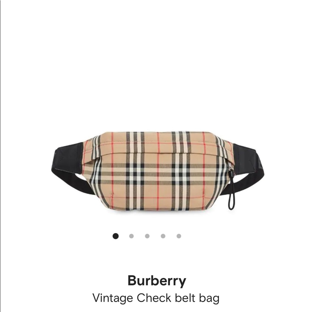 Burberry Vintage Check Belt Bag